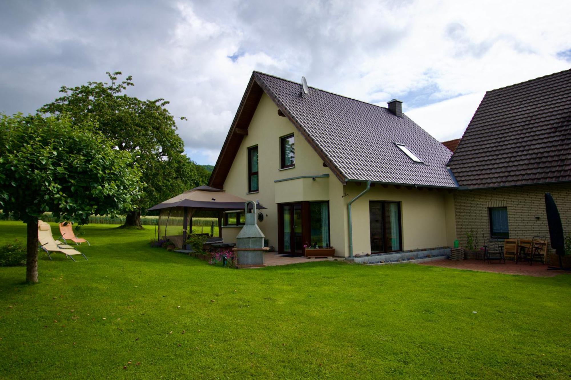Ferienhaus Plattenberg Bad Oeynhausen Bagian luar foto